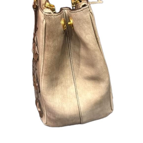 PRADA SPAZZOLATO Floral Tote Handbag - Picture 3 of 10